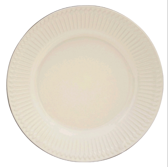 Baun Bros. 16pc Stoneware Acan Dinnerware Set / White - Picture 3 of 5